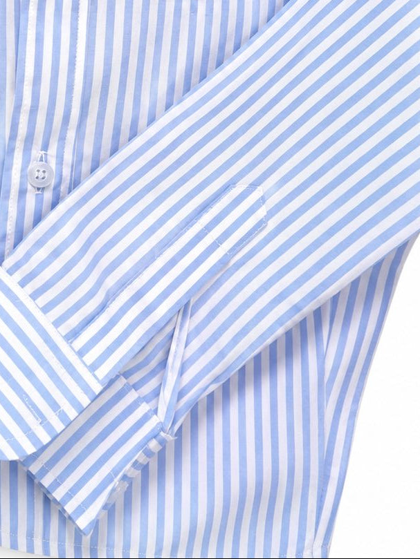 Cielo Blue Striped Shirt