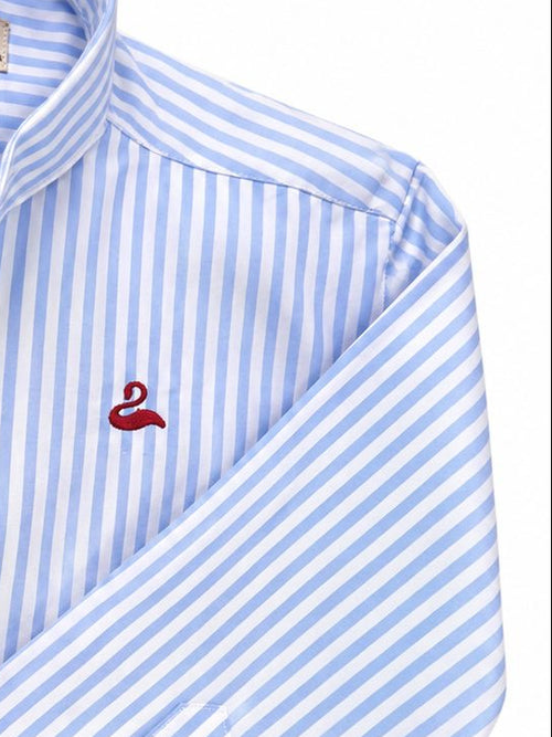 Cielo Blue Striped Shirt