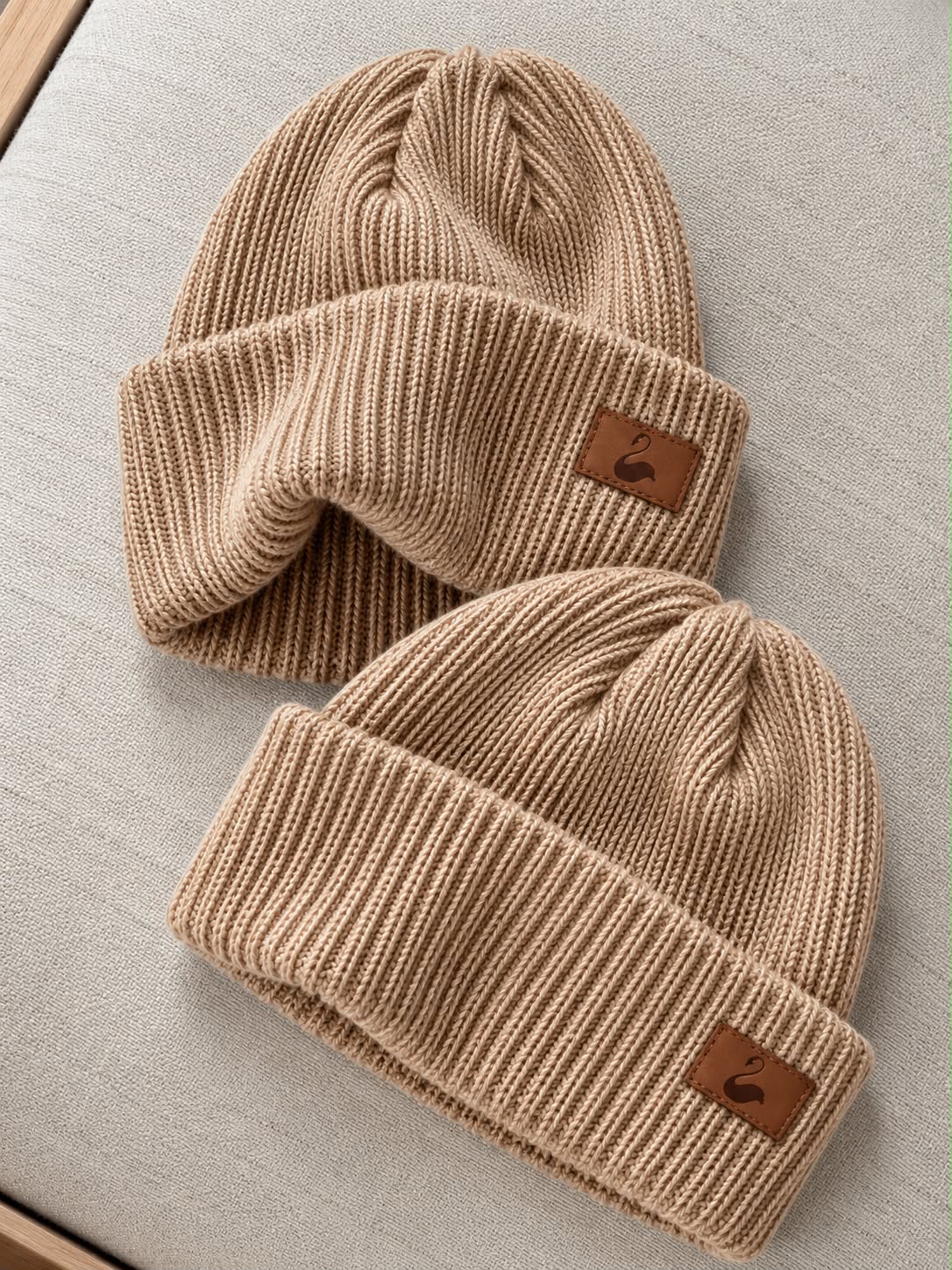 Beige Beanie