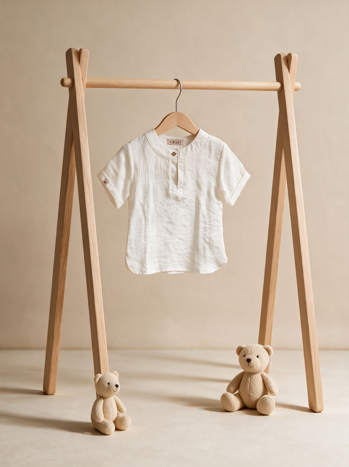 Pure White Linen Shirt
