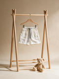 Pure White Linen Short